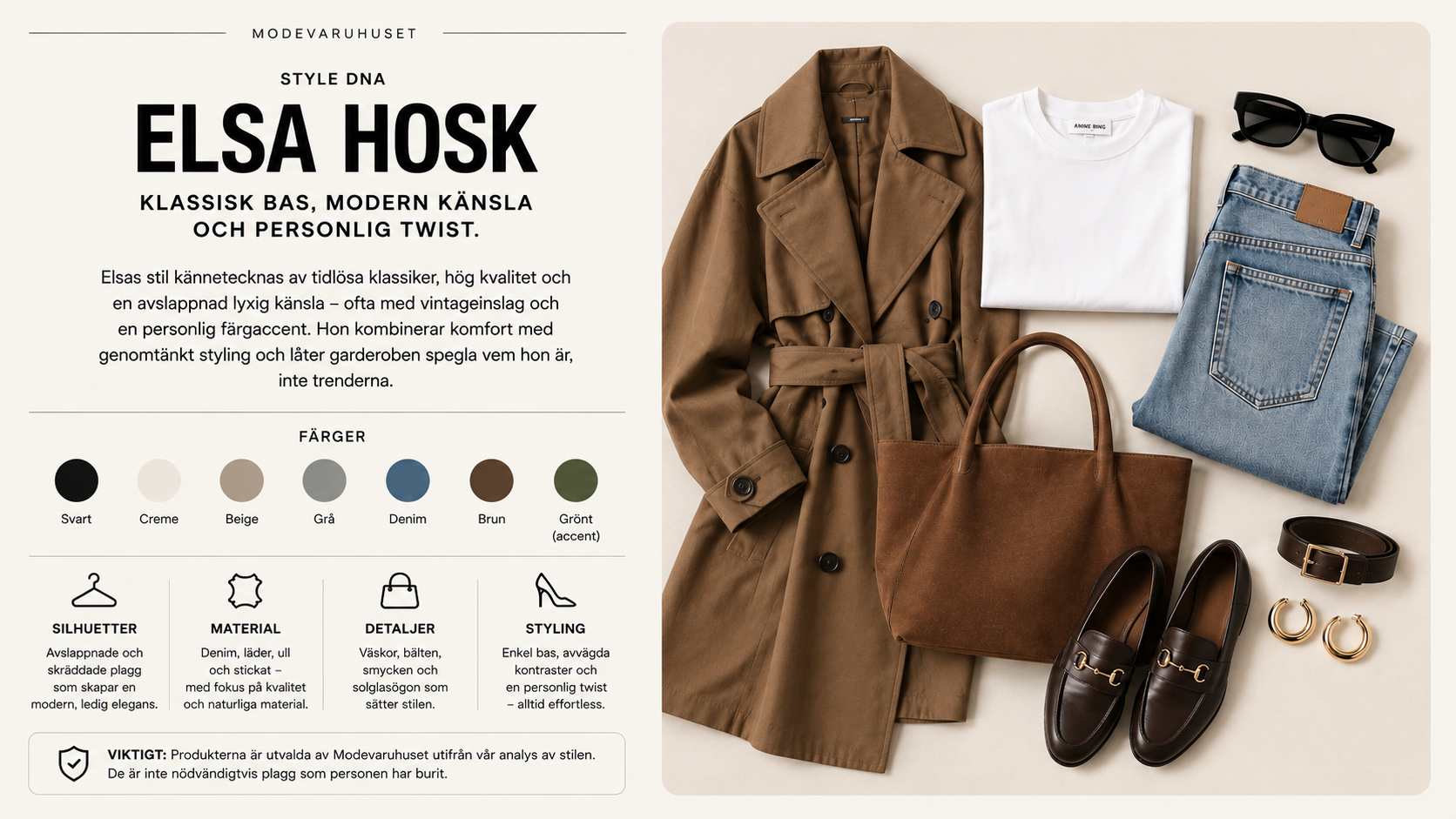 Style DNA – Elsa Hosk, Modevaruhuset